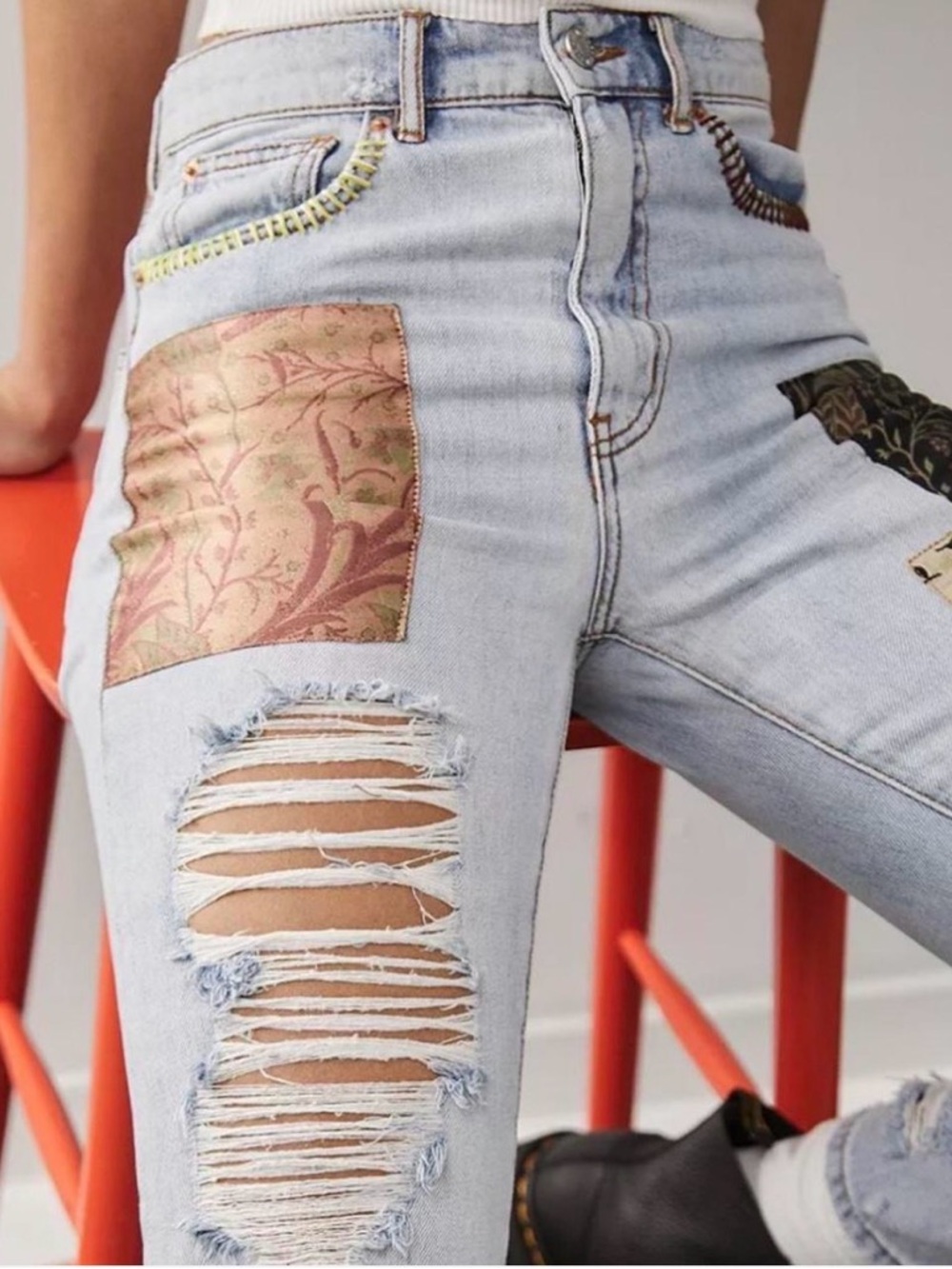 Urban Outfitters BDG High Waisted Cowboy Jeans - Picture 2 of 12